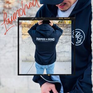 Purpose & Grind Black Hoodie
